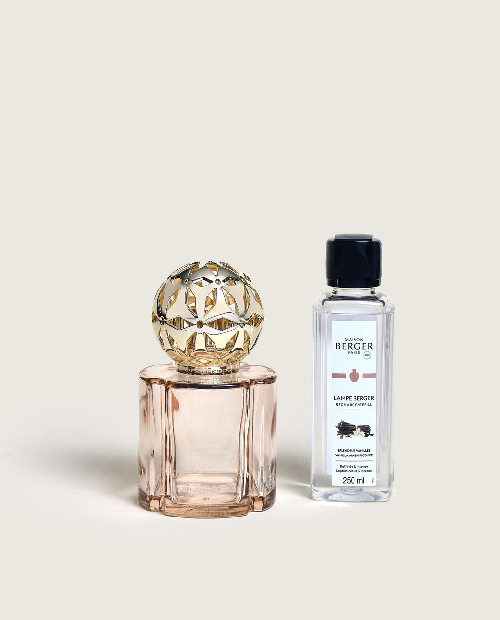 Lampe Berger Pomelis Beige Lamp Gift Set with Vanilla Magnificence