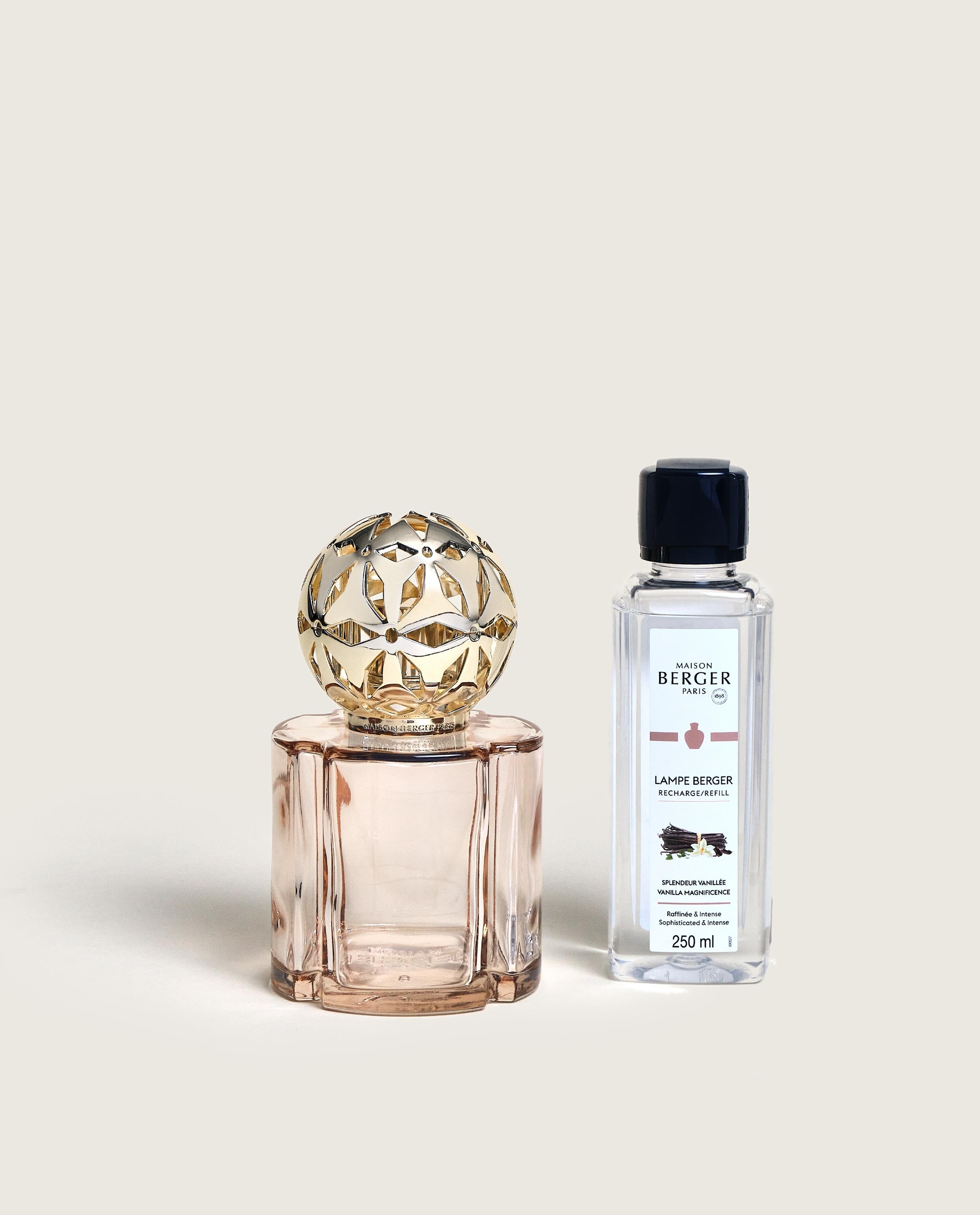 Lampe Berger Pomelis Beige Lamp Gift Set with Vanilla Magnificence