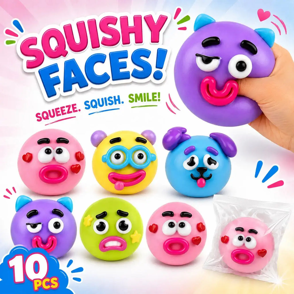 Squishy Faces Emoji-Style Stress Ball