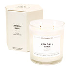 Calyan Lemon + Sage - Glass Tumbler Soy Candle