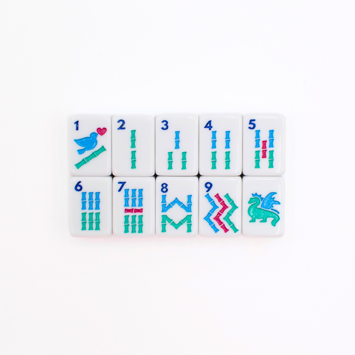 My Fair Mahjong Mini Travel Set in White