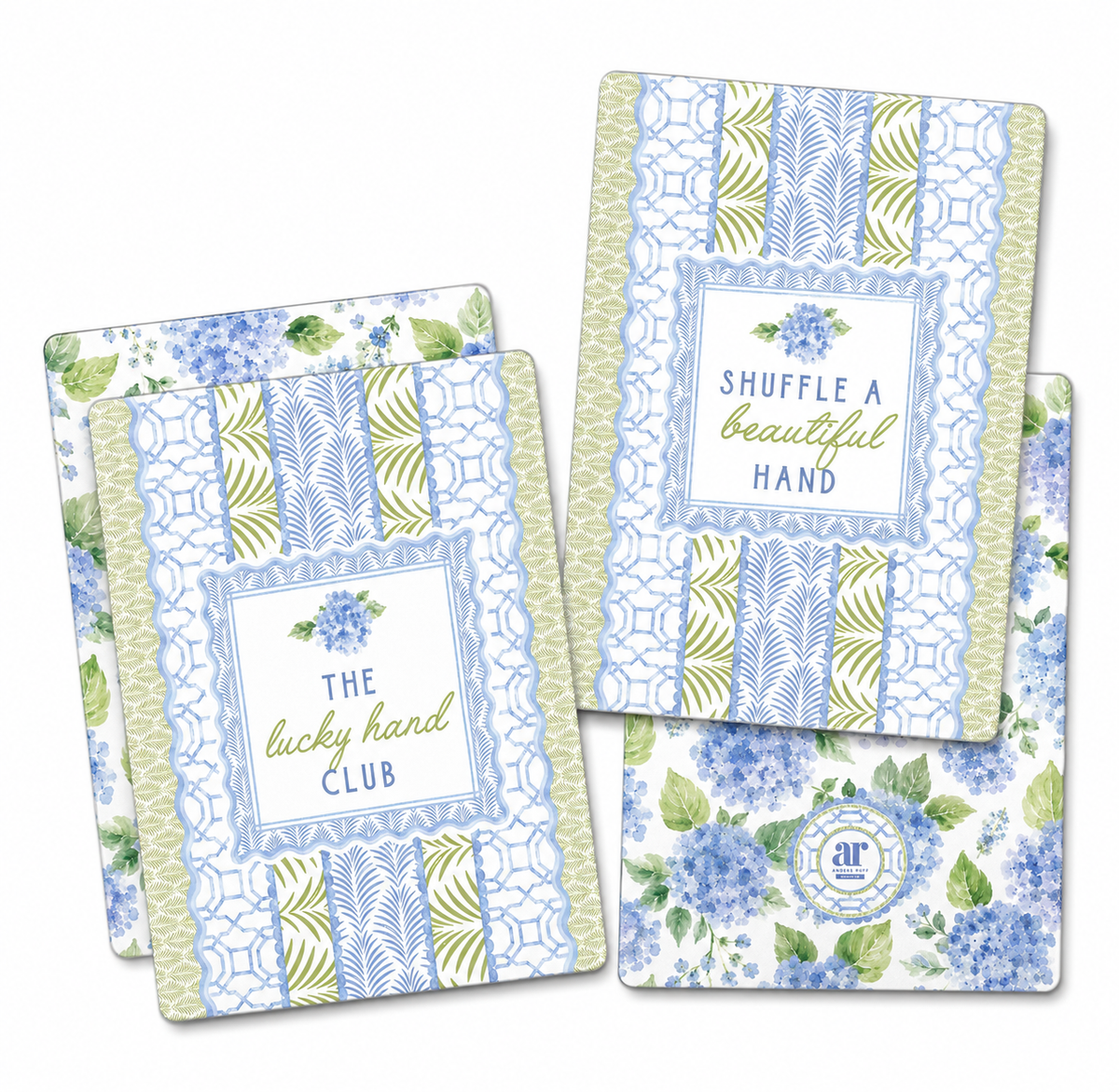 Anders Ruff Design Co. House of Hydrangea Tile Shufflers
