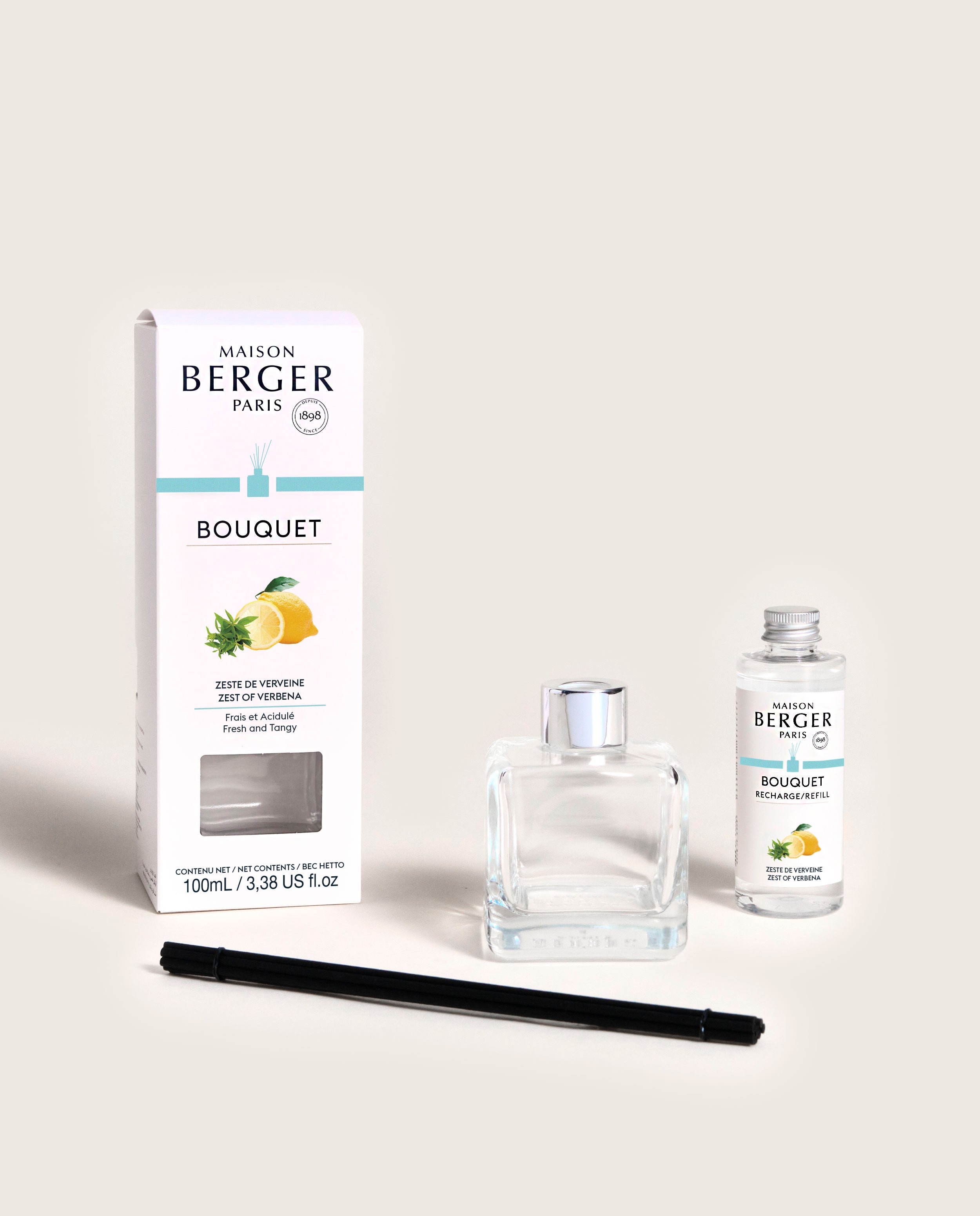 Lampe Berger Zest Of Verbena Cube Reed Diffuser