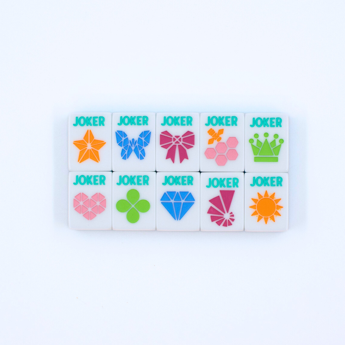 My Fair Mahjong Crystal Prism Pink Mahjong Tiles