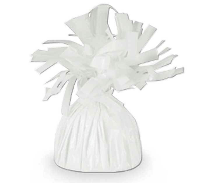 White Foil Balloon Weight 170g/6oz