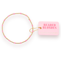 Beaded Blondes Hot Pink Dainty Poppi Bracelet Standard 6.75 inch