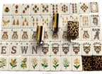 Leopard American Mahjong Tile Set by The Southern Peacock