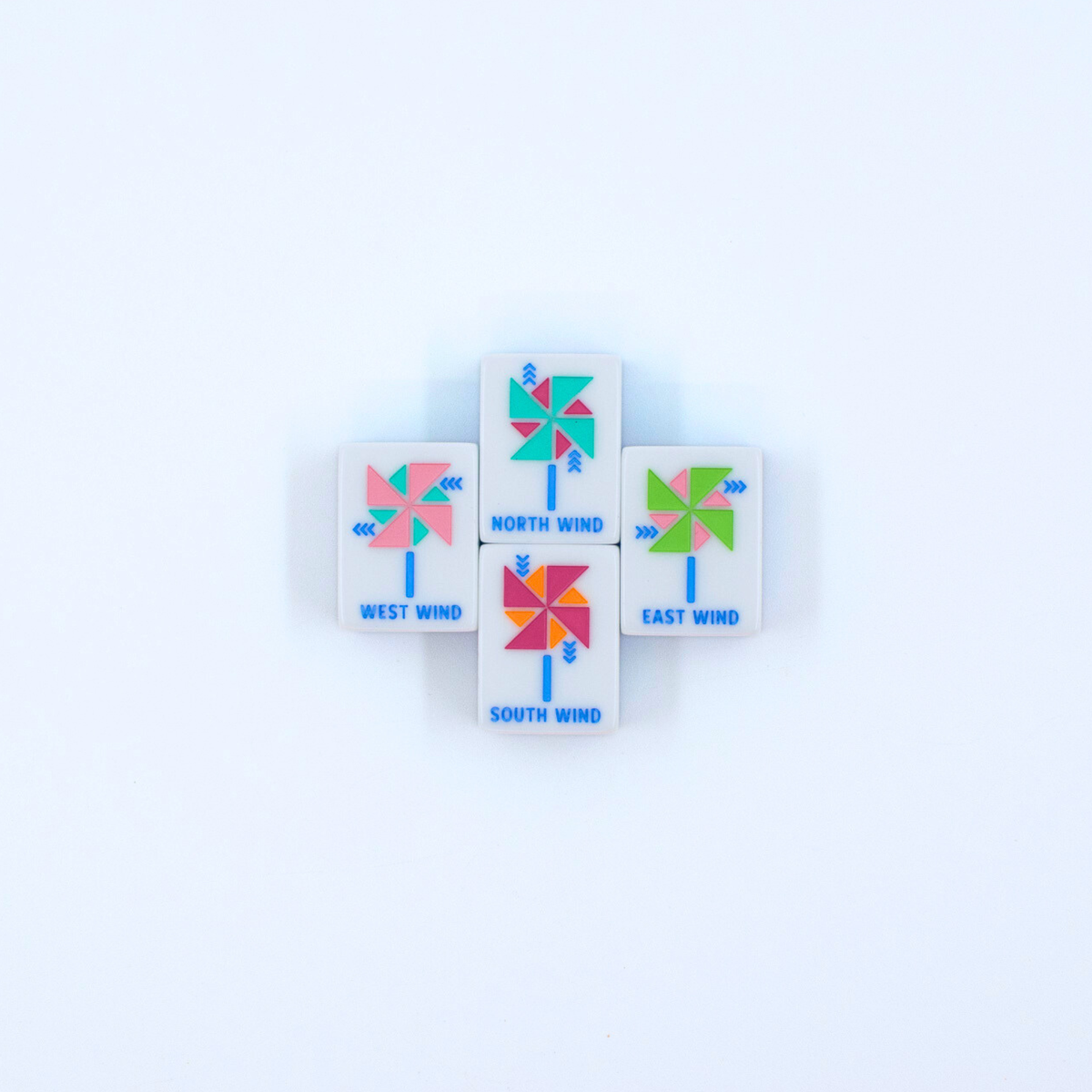 My Fair Mahjong Crystal Prism Blue Mahjong Tile Set