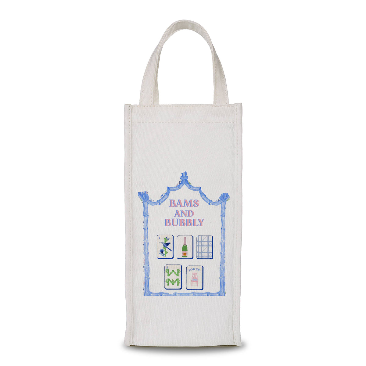 Toss Designs Mahjong Wine Bag - Bams and Bubbly