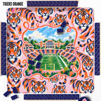 Boutique Monogram 31" Football Mahjong Mat