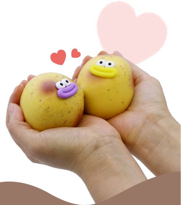 Potato Mochi Squishy Soft & Stretchy Stress Relief