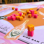 Anders Ruff Design Co. Bams & Bubbly Dice with Pouch Set