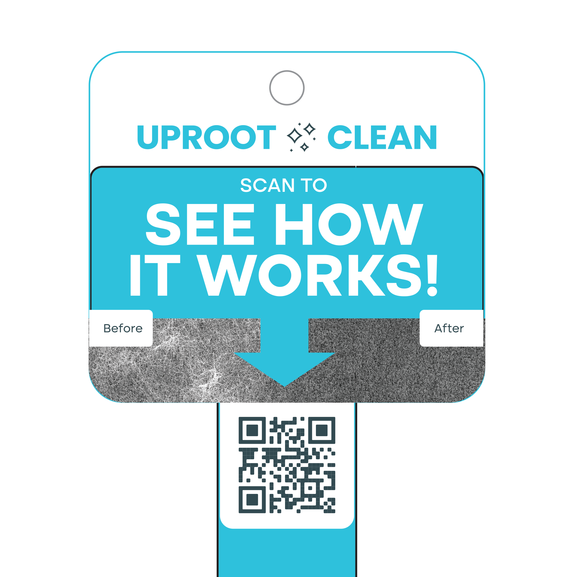 Uproot Cleaner Pro Pet Hair Cleaning Tool