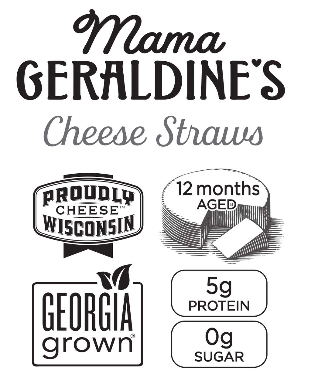 Mama Geraldine's 4.5oz Chipotle Cheddar Cheese Straws