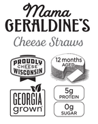 Mama Geraldine's 4.5oz Chipotle Cheddar Cheese Straws