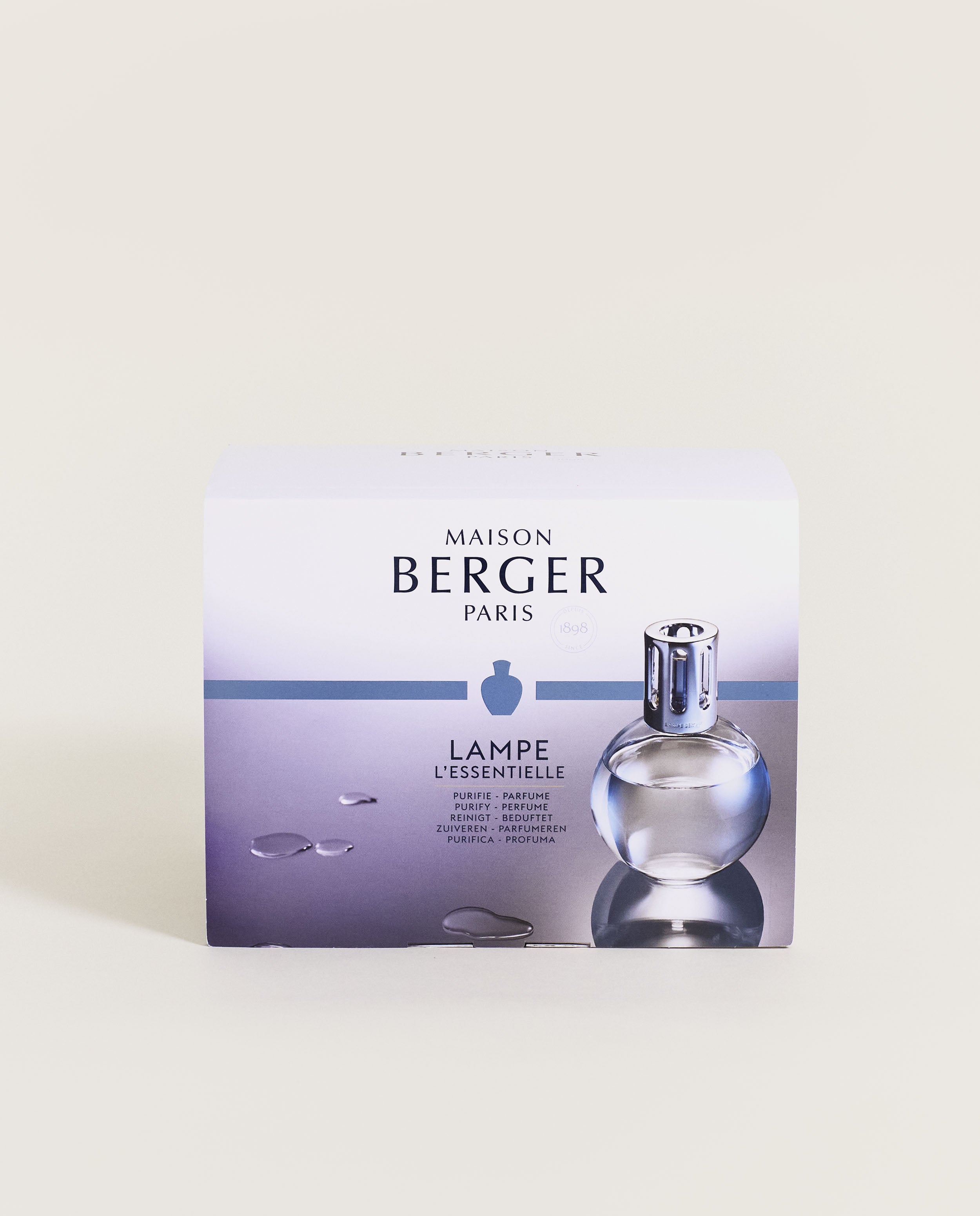 Lampe Berger Essentials Round Lamp Gift Set with Two Oils