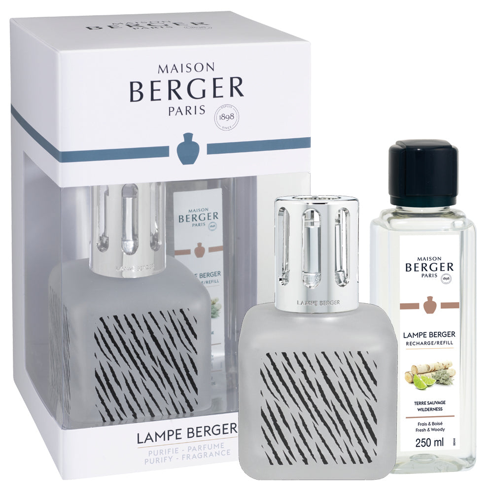 Lampe Berger Ice Cube Zebra Gift Set