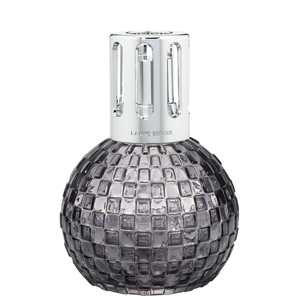 Lampe Berger Disco Grey Fragrance Lamp Gift Set with Pure White Tea