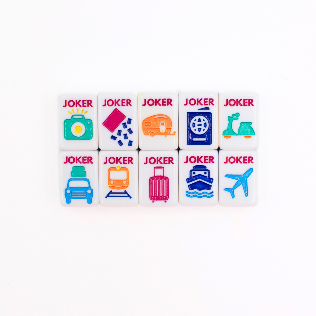 My Fair Mahjong Mini Travel Set in White