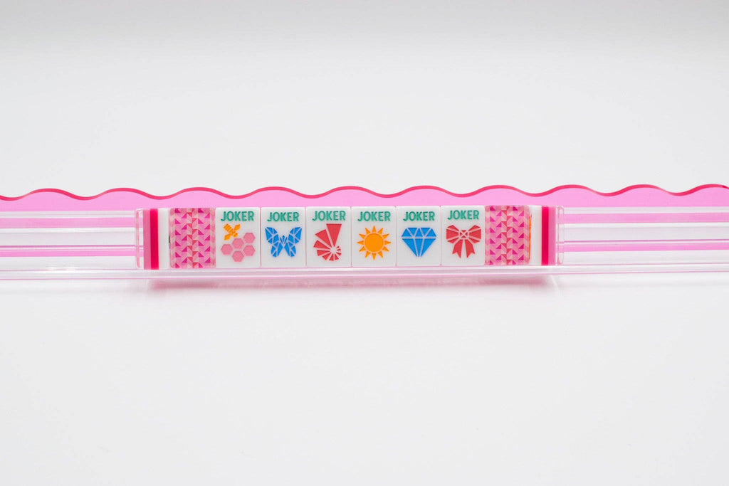 My Fair Mahjong Crystal Prism Pink Mahjong Tiles