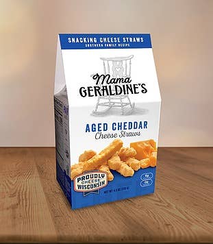 Mama Geraldine's 4.5oz Aged Cheddar (Traditional) Cheese Straws