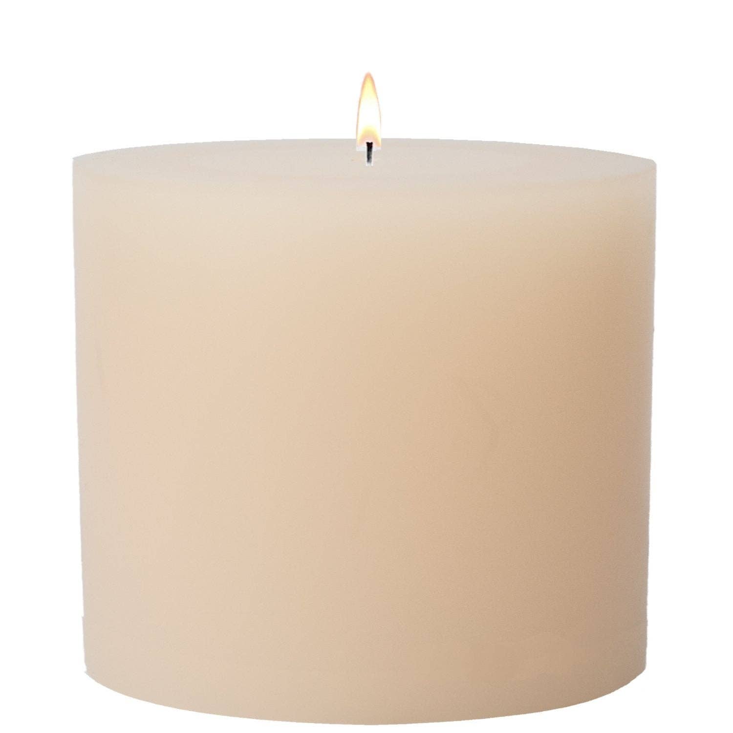 Ivory Pillar Candles