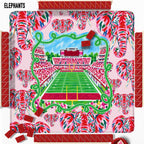 Boutique Monogram 31" Football Mahjong Mat