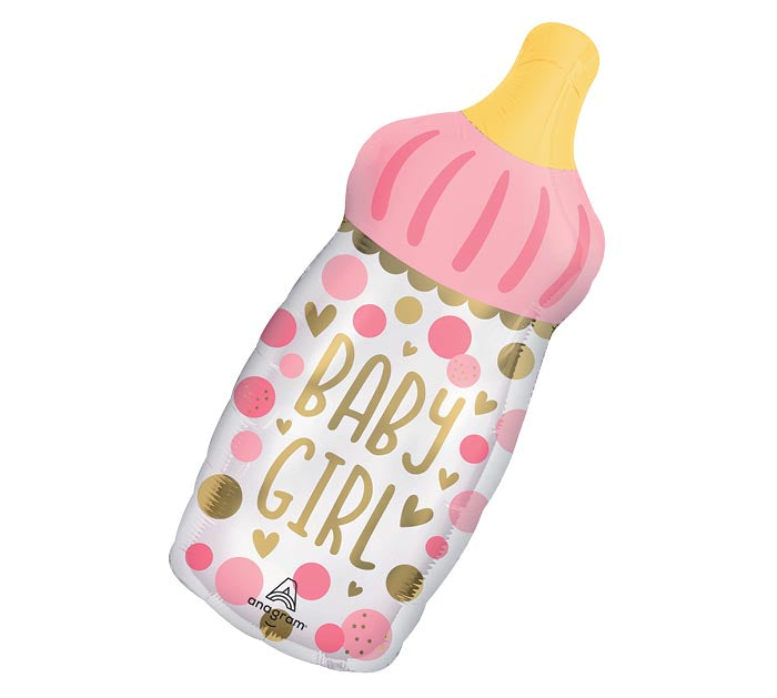 31" Balloon Baby Girl Bottle
