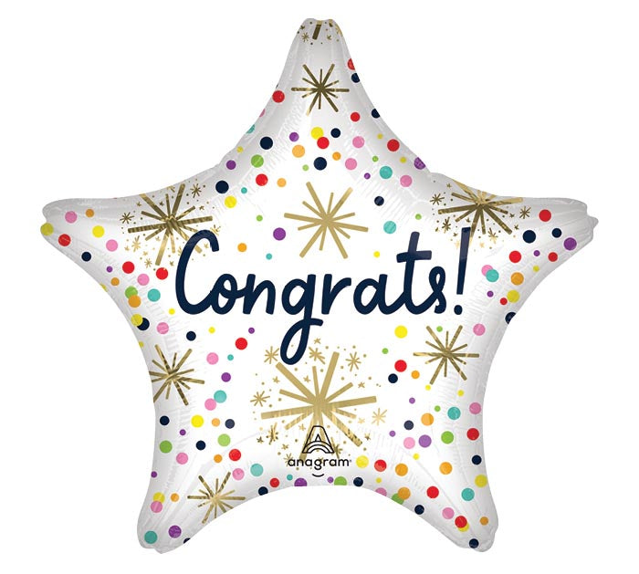 28" Balloon Star Congrats