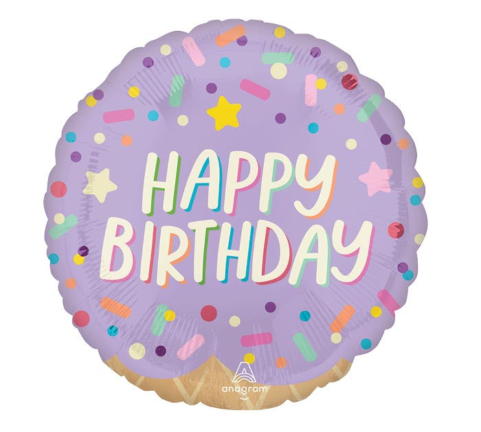 17" Balloon Birthday Ice Cream Party