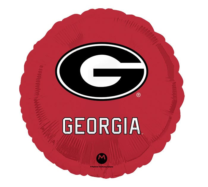 17" Balloon UGA NCAA Round