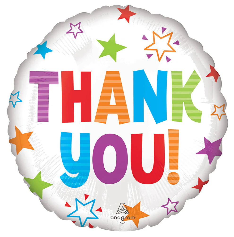 17" Balloon Thank You Round