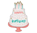 28" Balloon Happy Birthday Cake