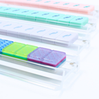 My Fair Mahjong Premium Acrylic Racks - 4 Racks & 4 Pushers