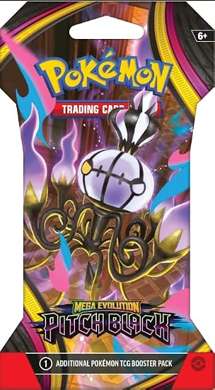 Pokemon Pitch Black Booster Pack (Random Artwork)
