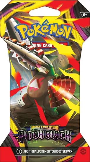 Pokemon Pitch Black Booster Pack (Random Artwork)