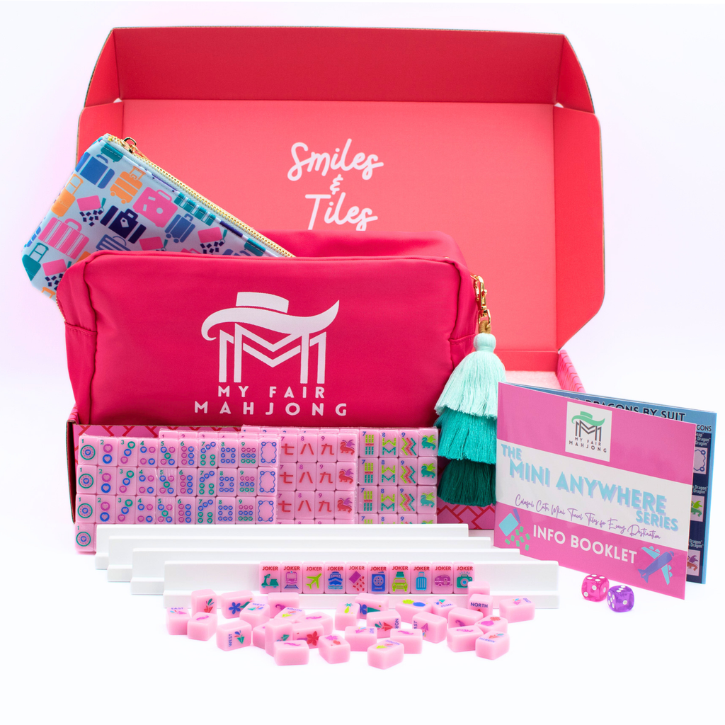 My Fair Mahjong Pink Mini Travel Set