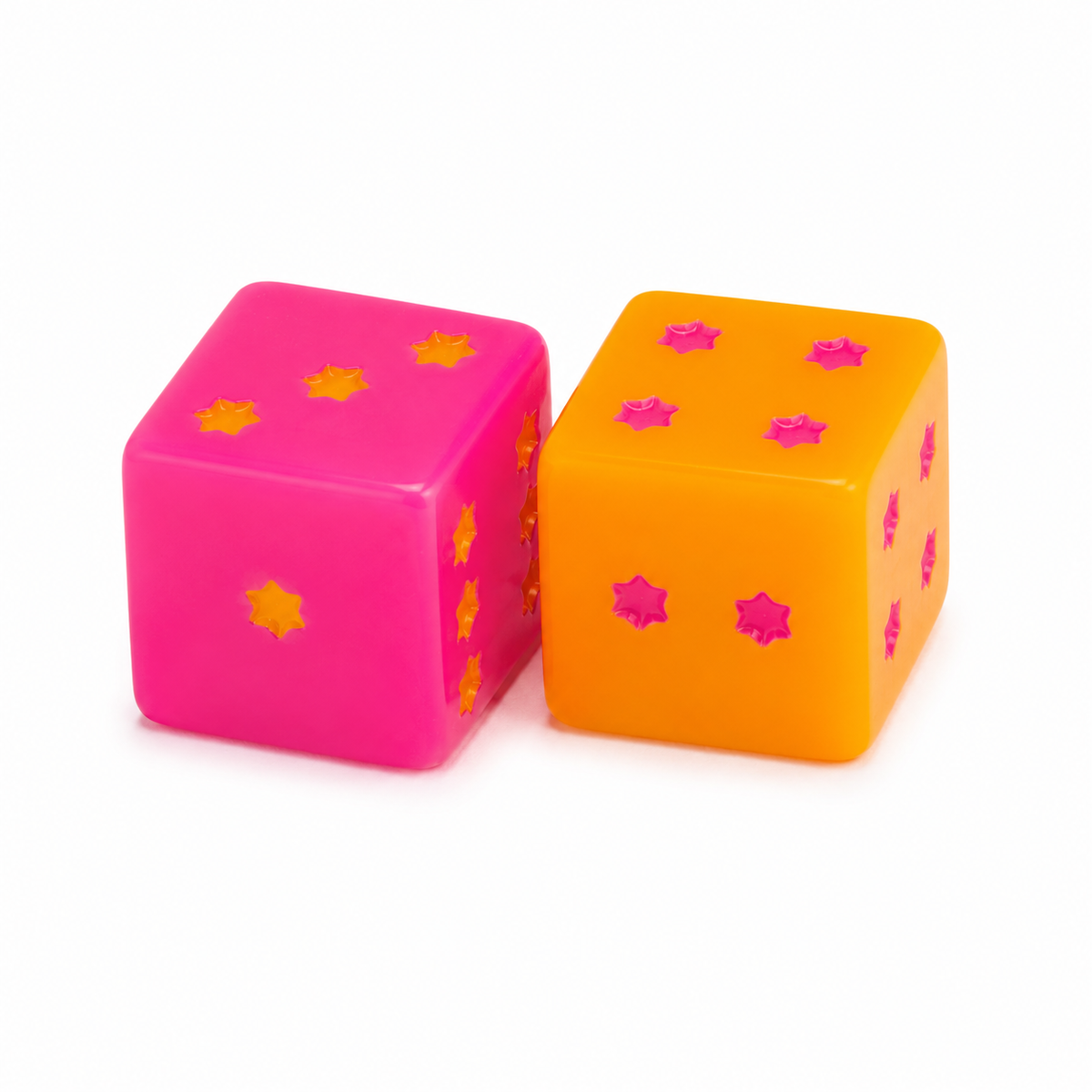 Anders Ruff Design Co. Bams & Bubbly Dice with Pouch Set