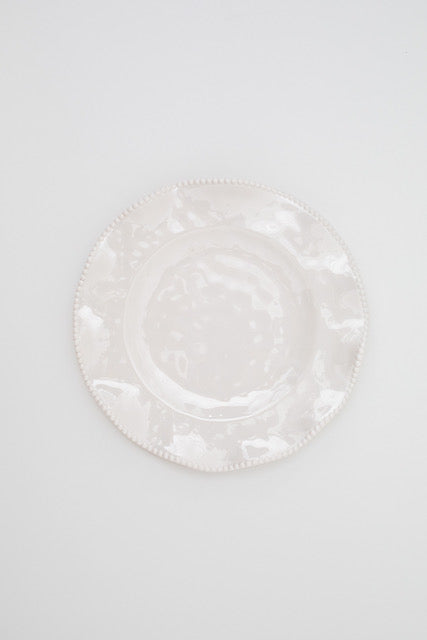 Elizabeth Hamilton Designs Melamine Dinner Plate - White