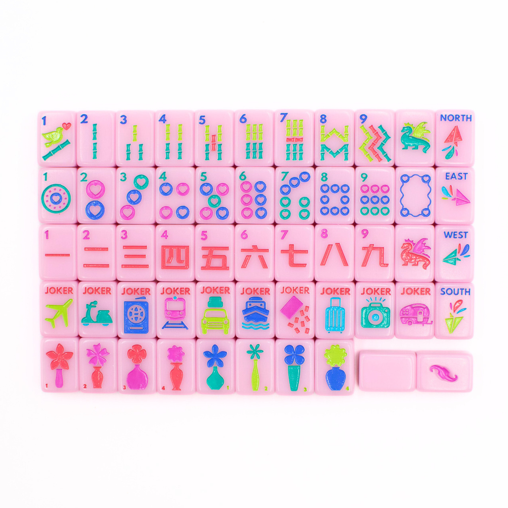 My Fair Mahjong Pink Mini Travel Set