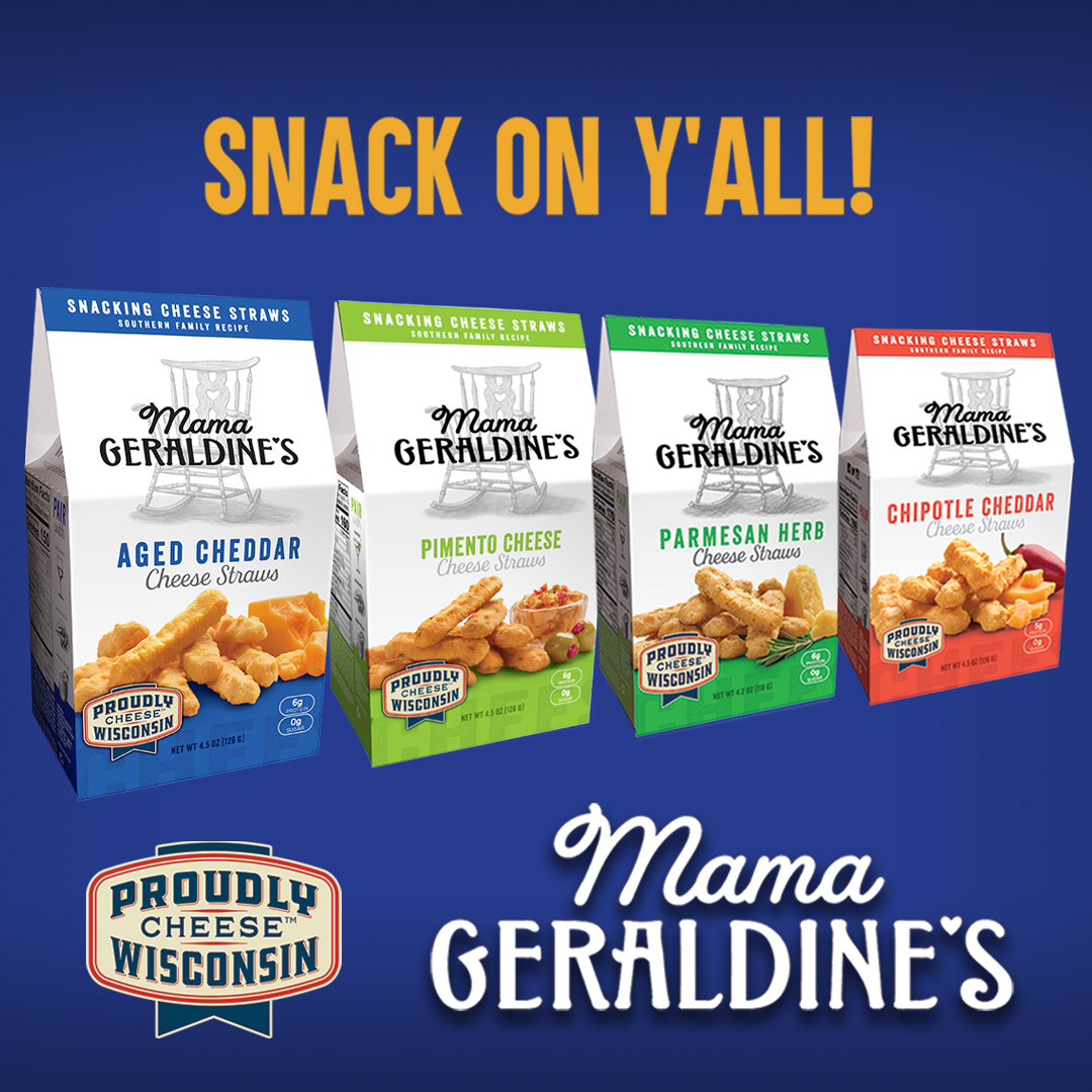Mama Geraldine's 4.5oz Aged Cheddar (Traditional) Cheese Straws