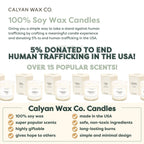 Calyan Redwood + Vanilla - Glass Tumbler Soy Candle