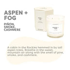 Calyan Aspen + Fog - Glass Tumbler Soy Candle