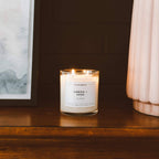 Calyan Lemon + Sage - Glass Tumbler Soy Candle
