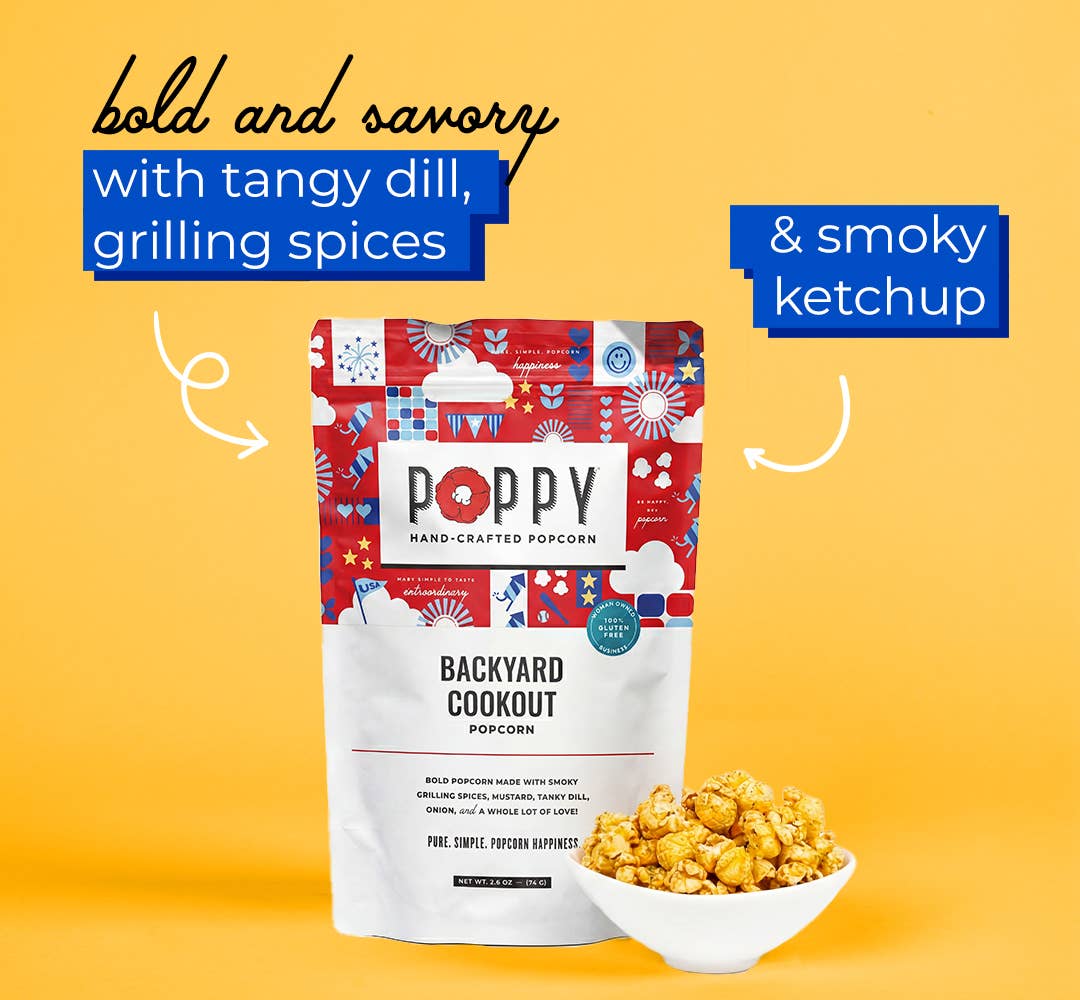 Poppy Popcorn - Backyard Cookout 6.5oz