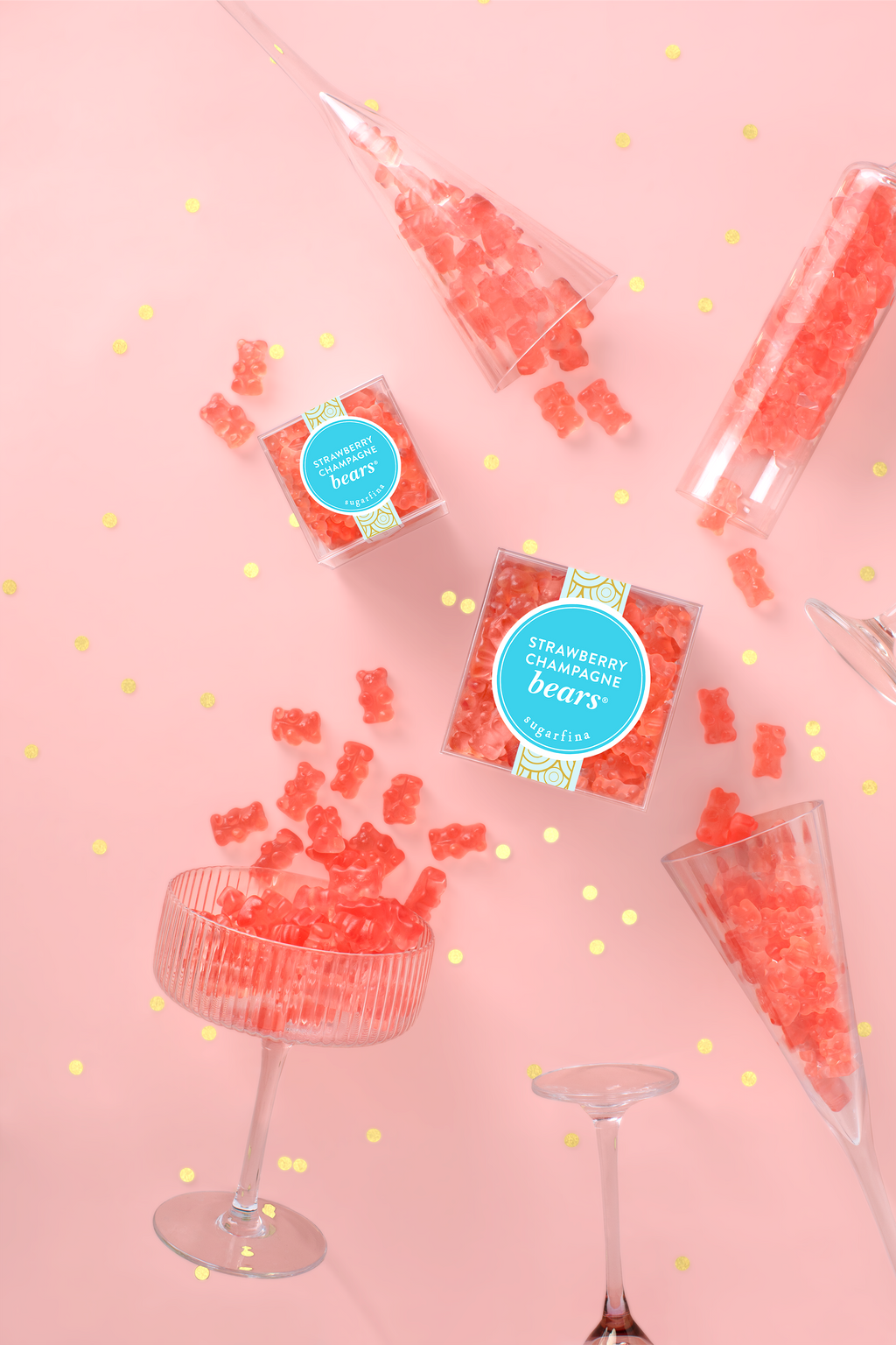 Sugarfina Strawberry Champagne Bears - Small