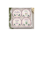 Southern Tiles Society Mahjong Ceramic Coaster Set