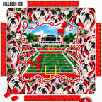 Boutique Monogram 31" Football Mahjong Mat