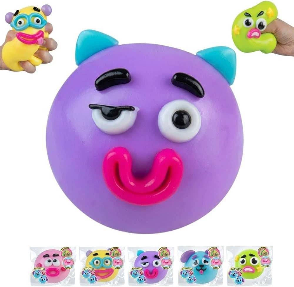 Squishy Faces Emoji-Style Stress Ball