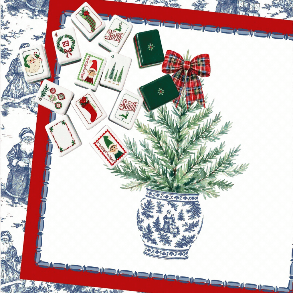 Anders Ruff Design Co. Dear Santa Mahjong Tile Set